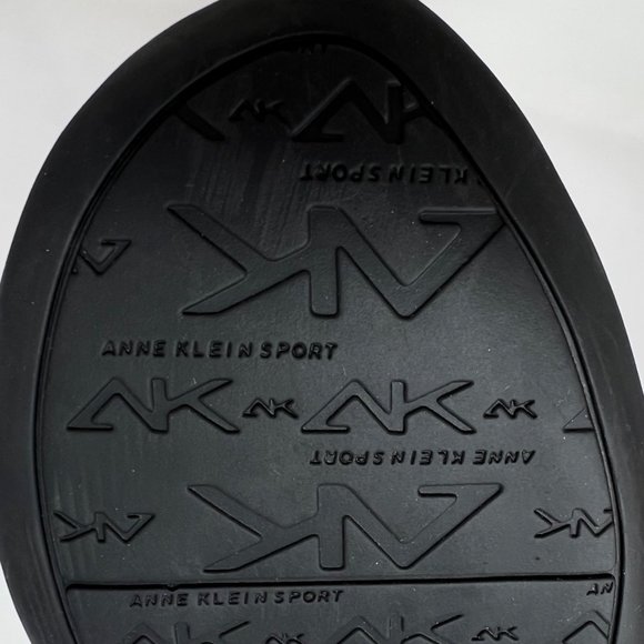 Ann Klein Quela‎ Faux Leather Black Sandal Flip Flop Thong Size 9M - Picture 11 of 11